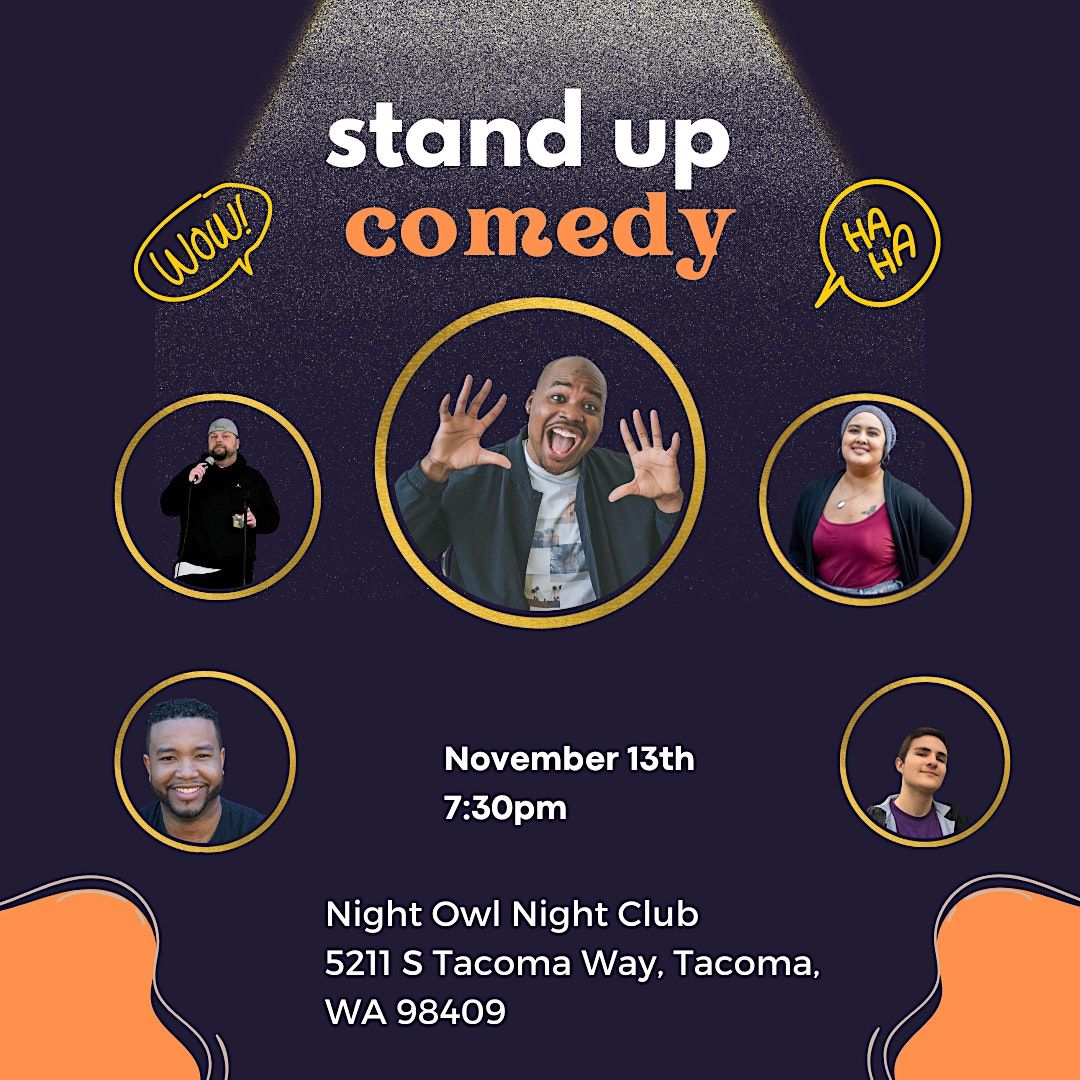 Comedy At The Night Owl, Night Owl Club, November 13 2022 AllEvents.in