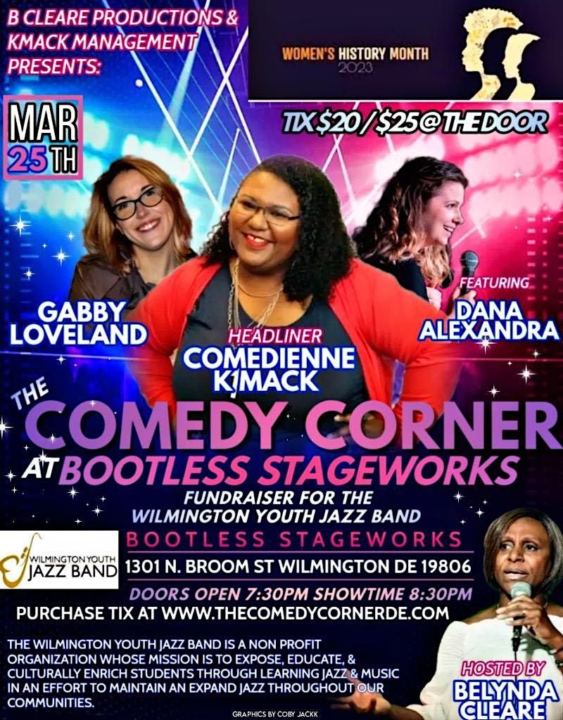 The Comedy Corner Fundraiser for the Wilmington Youth Jazz Band, 25 March | Event in Wilmington | AllEvents.in