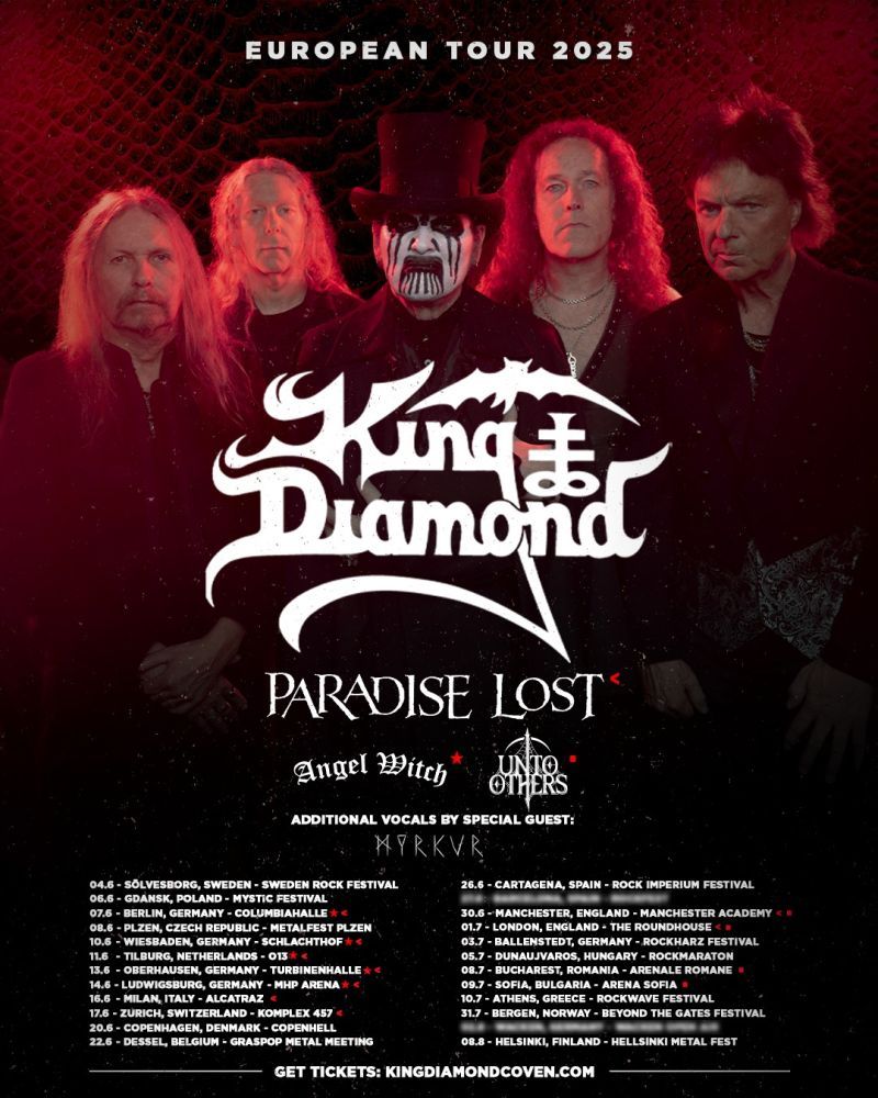 King Diamond Manchester Tickets, 30 June | Event in Manchester | AllEvents
