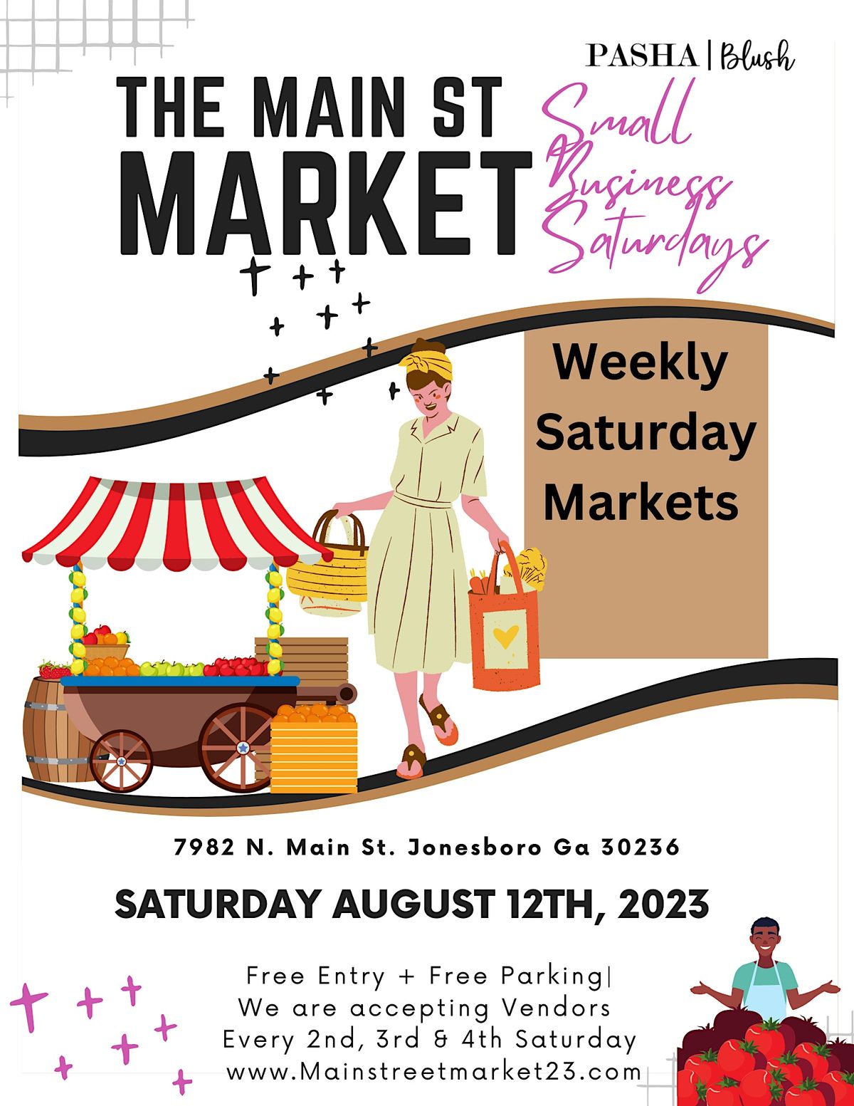 Main Street Market (Pop Up Shop), Pasha Blush, Jonesboro, August 12