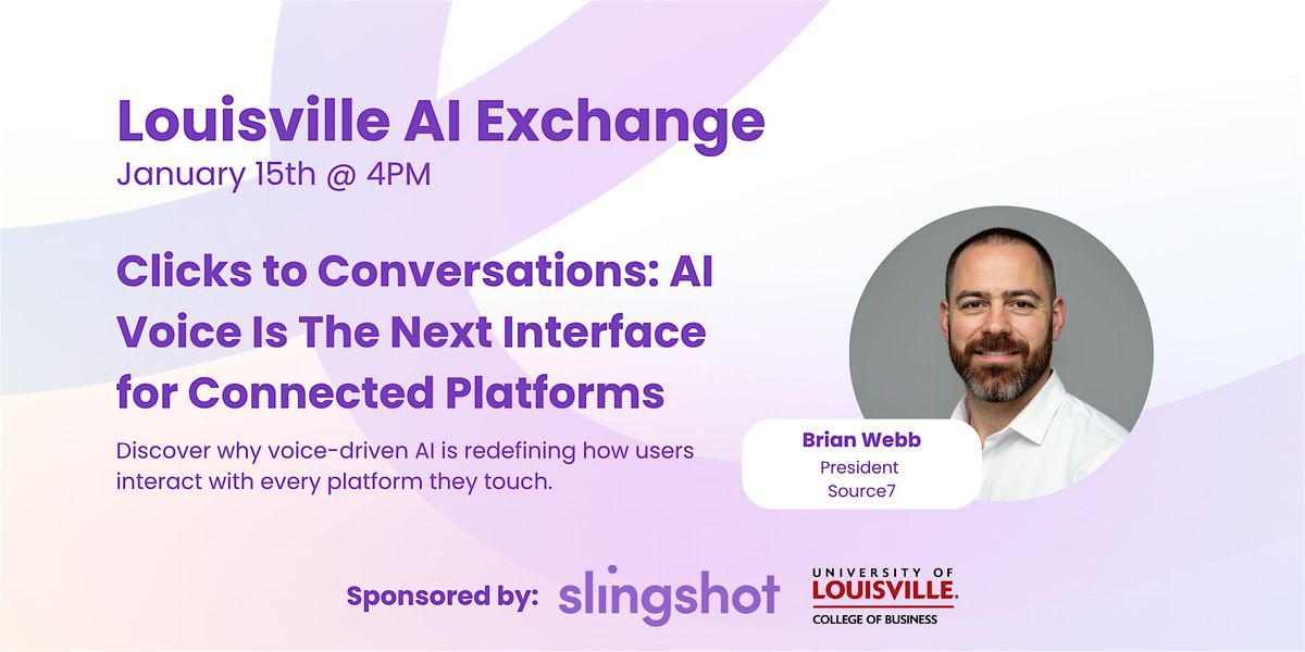 Louisville AI Exchange - January 2025, 15 January | Event in Louisville | AllEvents