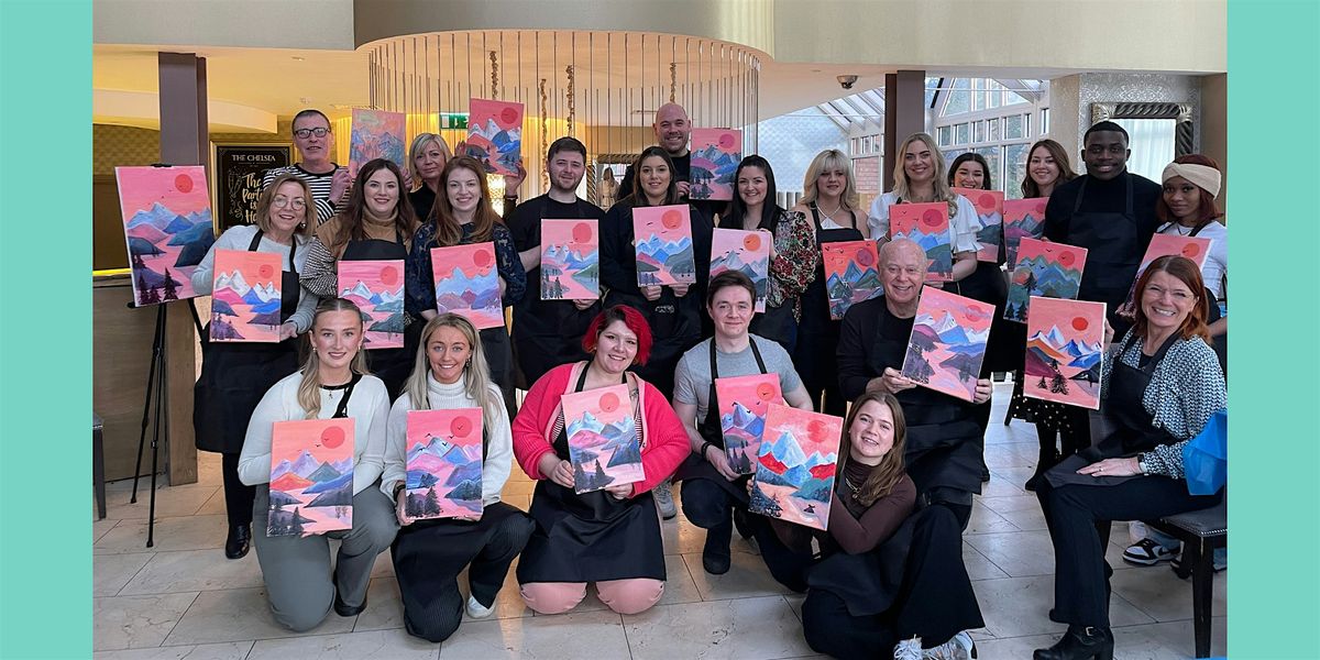 Paint and Prosecco at The Chelsea, The Chelsea, Belfast, 11 May 2024