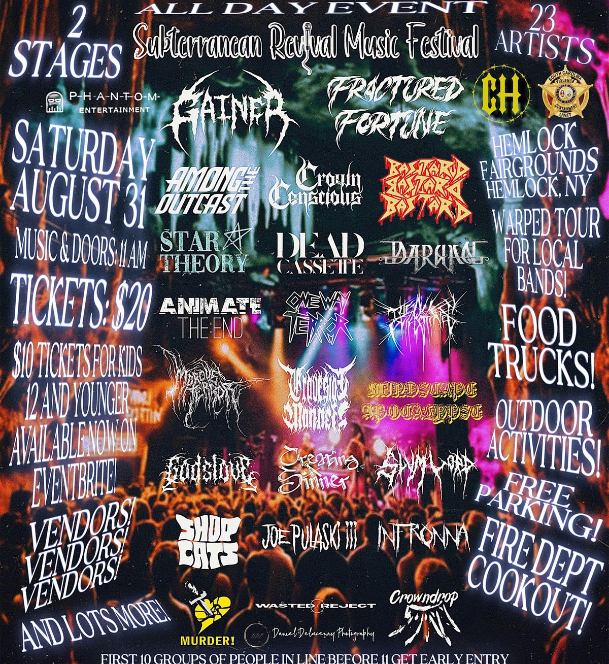 SUBTERRANEAN REVIVAL MUSIC FESTIVAL 2025, 23 August | Event in Hemlock | AllEvents