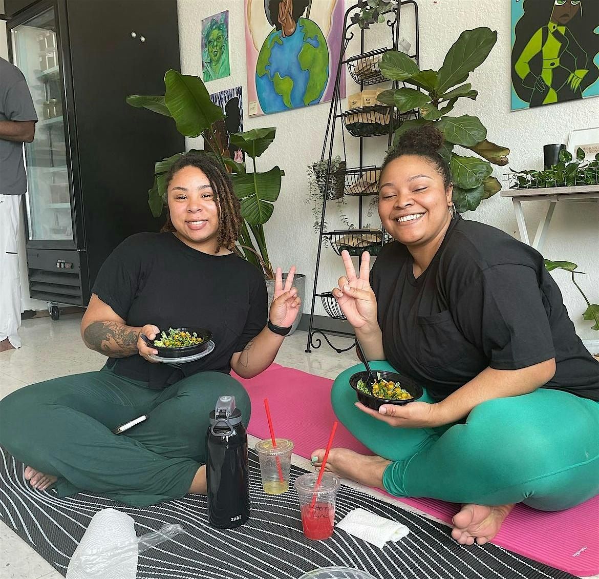 Yoga and Brunch, R and S Natural Healing House Apothecary and holistic wellness center, Bamboo