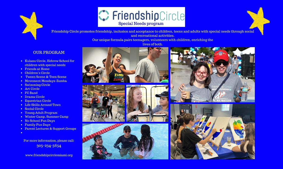 Friendship Circle Special Needs Program, Friendship Circle of Miami, 7 ...