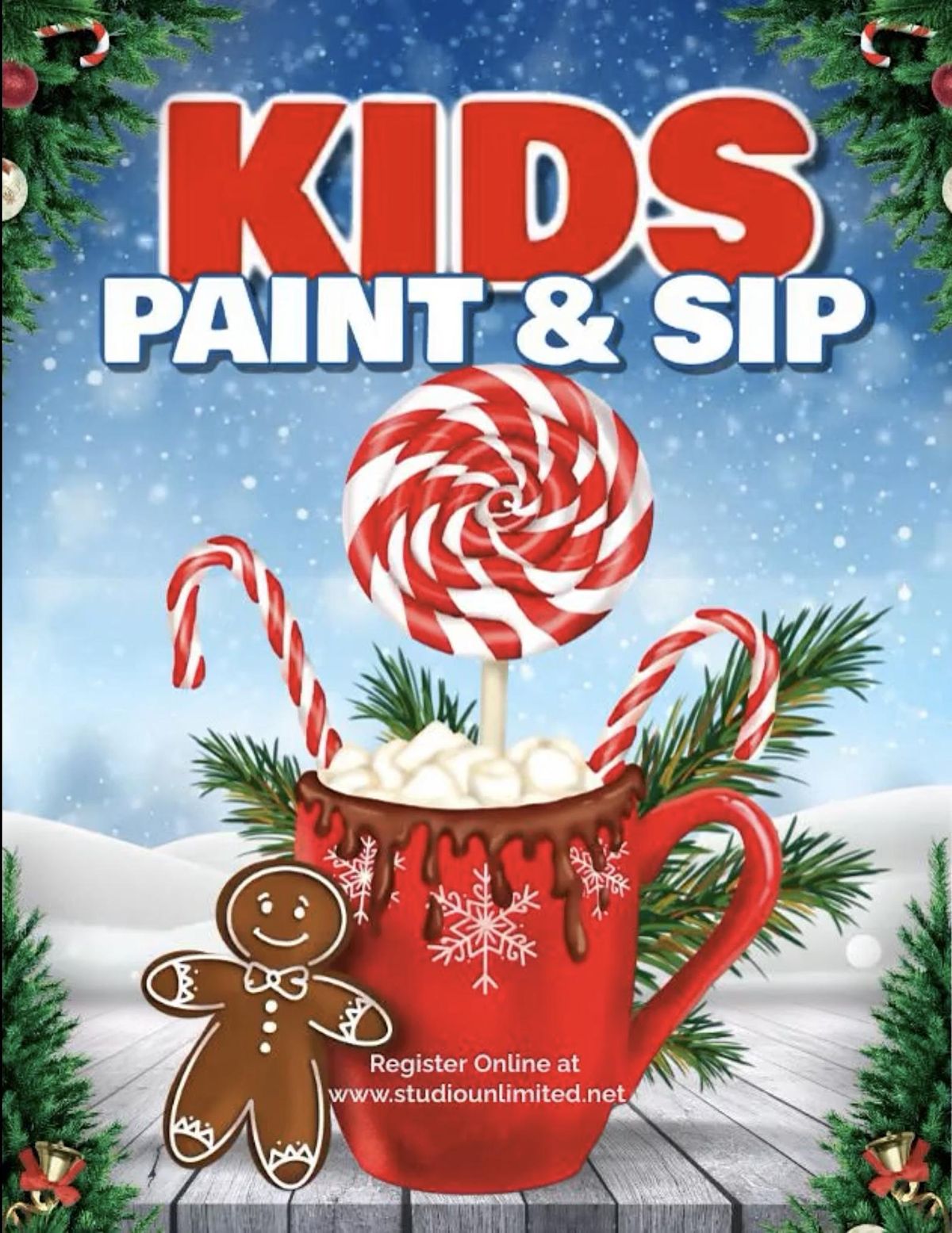 Kid’s Sip & Paint Christmas Event, 3697 GA5, Douglasville, 16 December