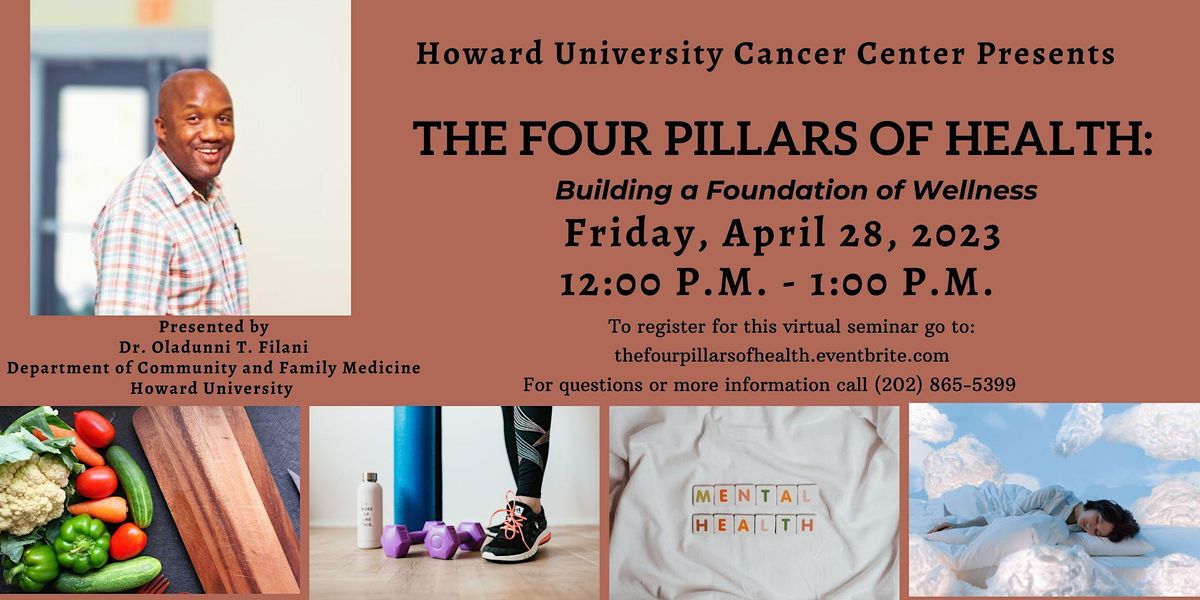 The 4 Pillars of Health: Building A Foundation of Wellness, April 28 ...