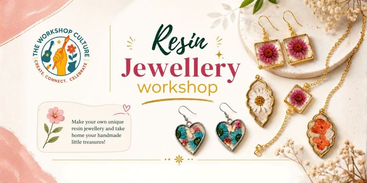 Resin Art Jewellery - By The Workshop Culture