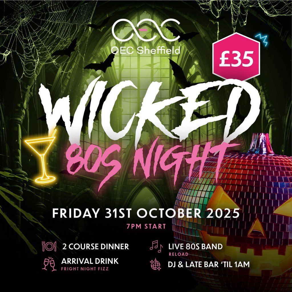 Wicked 80s Night, 31 October | Event in Sheffield | AllEvents