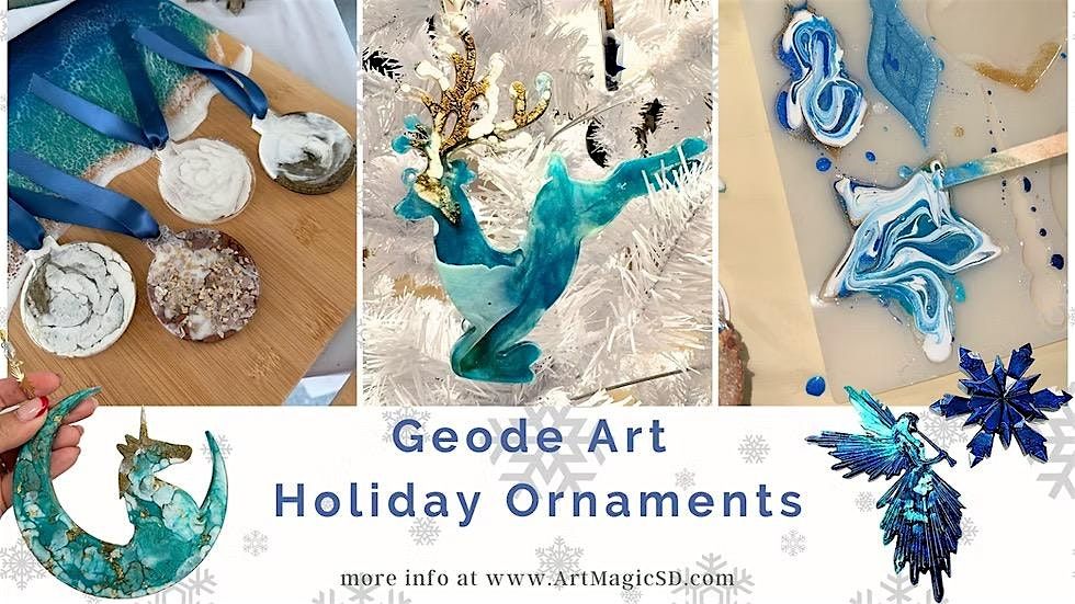 Holiday Geode Creations: Craft Your Own Sparkling Ornaments | San Diego, 6 December | Event in San Diego | AllEvents