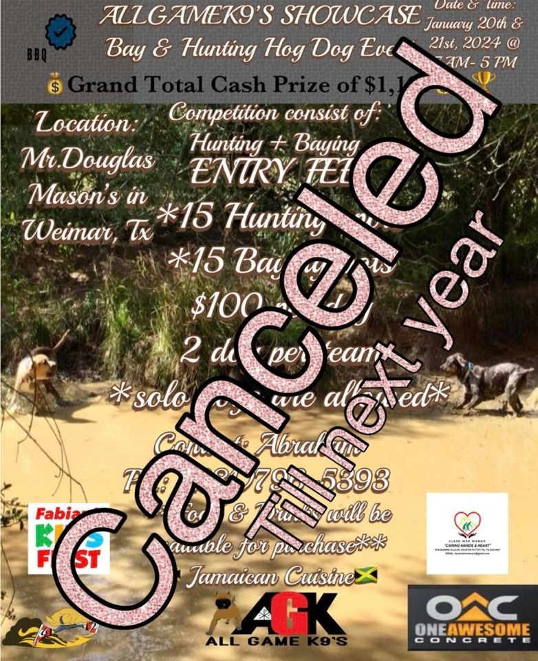 located is Boars nest south of Columbus. bay hog dog event, Weimer