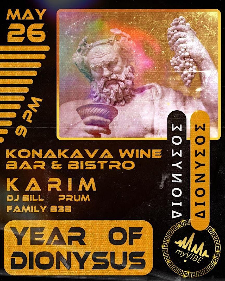 Dionysus Black and Gold, Konakava Wine Bar & Bistro, Mesa, 26 May to