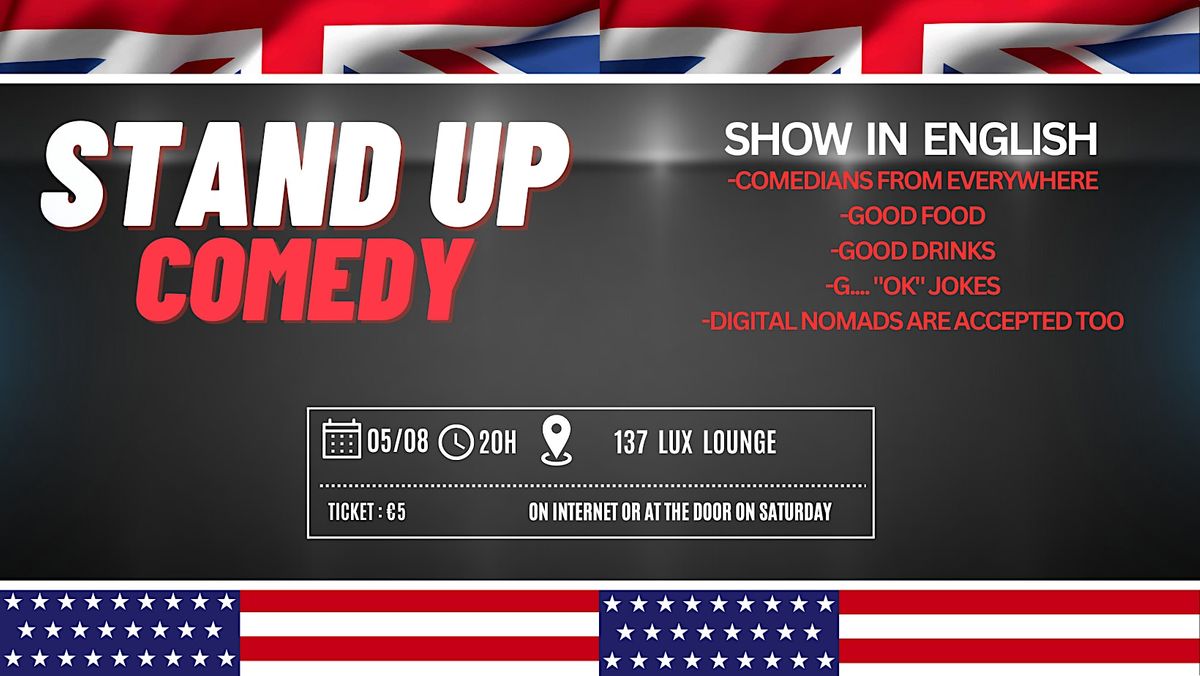 STAND UP IN ENGLISH CAPIVARA ALBINA, Lux Lounge Lisboa, 19 August