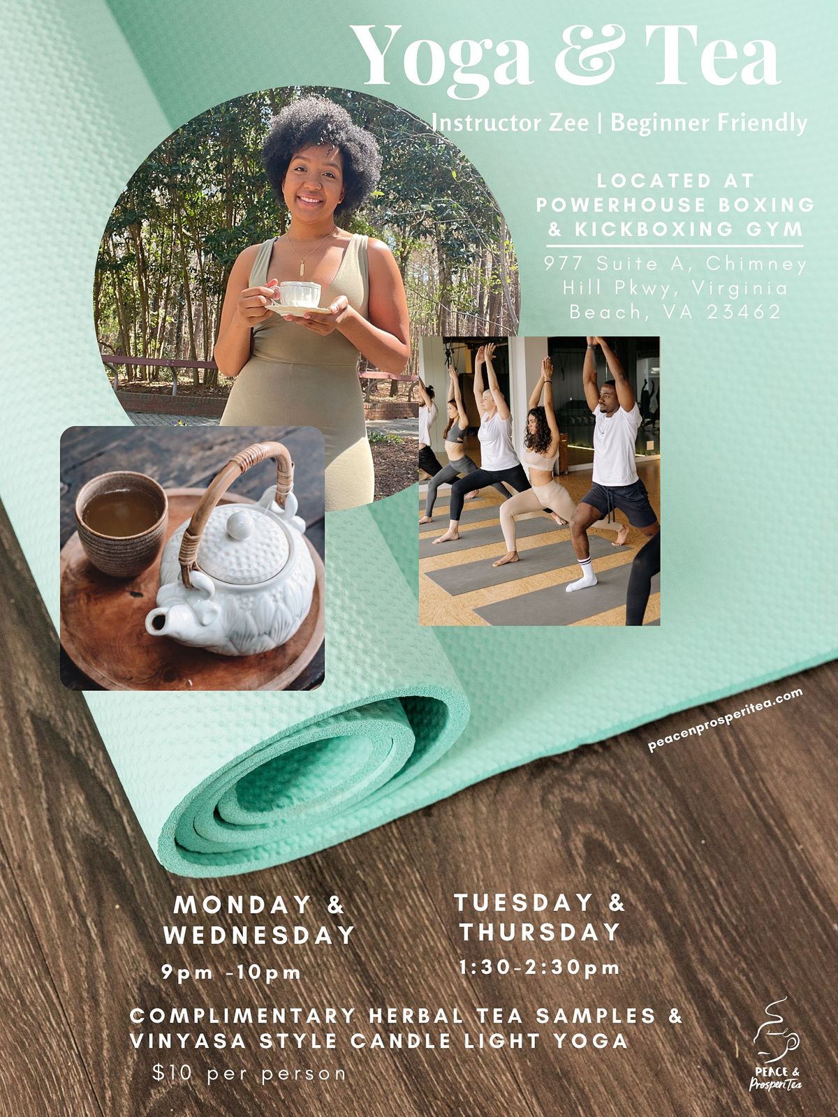 BEGINNER FRIENDLY Candlelight Yoga & Tea, Powerhouse boxing and BEGINNER FRIENDLY Candlelight Yoga & Tea, Powerhouse boxing and