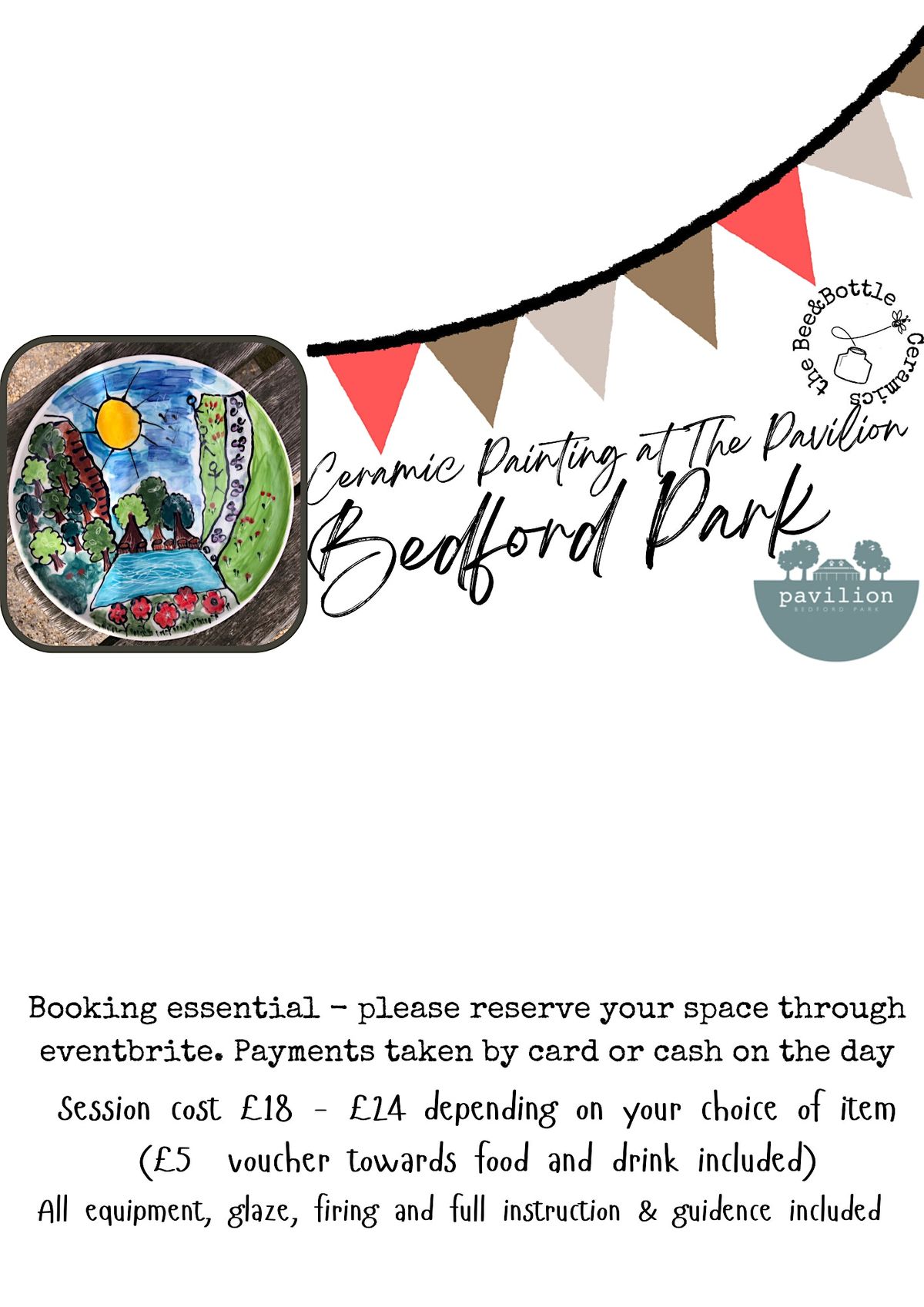 Ceramic Painting The Pavilion, Bedford Park, The Pavilion, Bedford