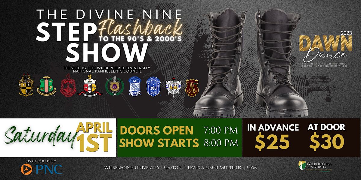 The Divine Nine Step Show Flashback to the 90s & 2000s, Wilberforce