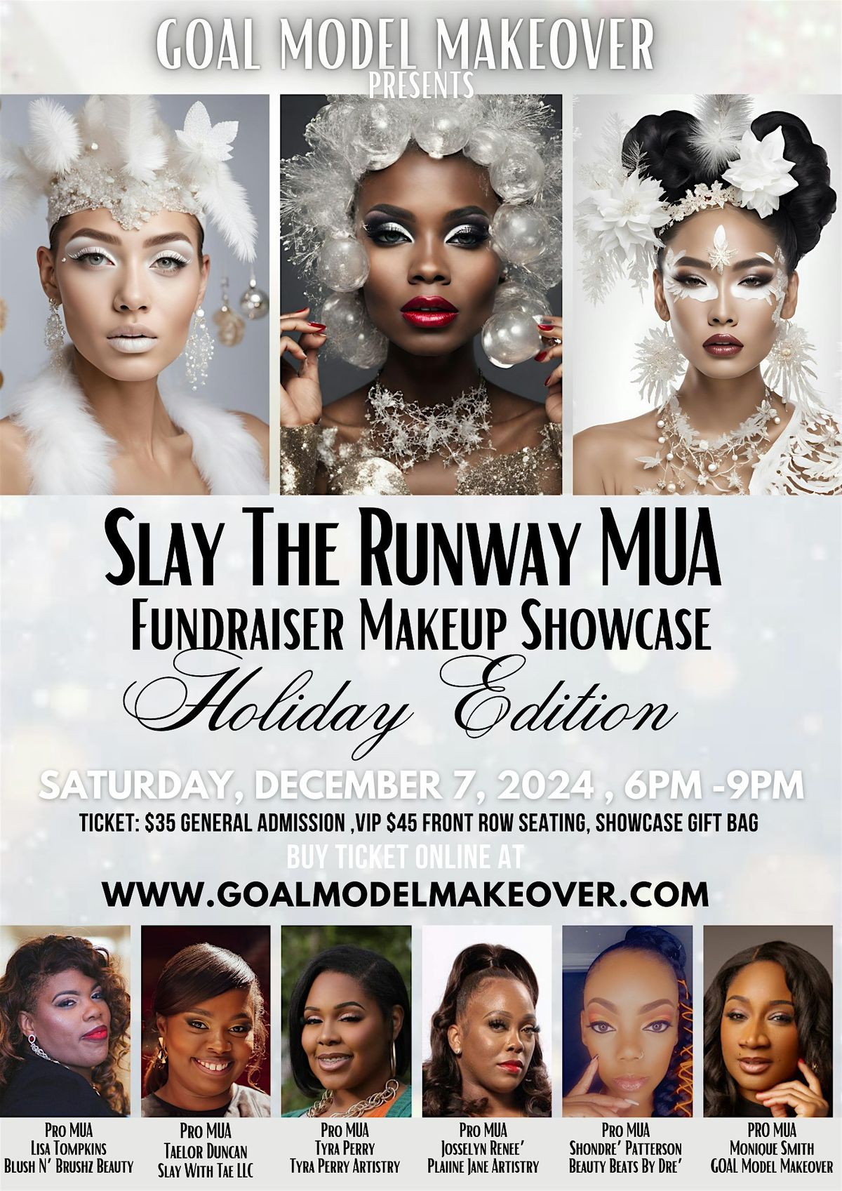 Slay The Runway MUA Fundraiser Makeup Showcase, Ferguson Community