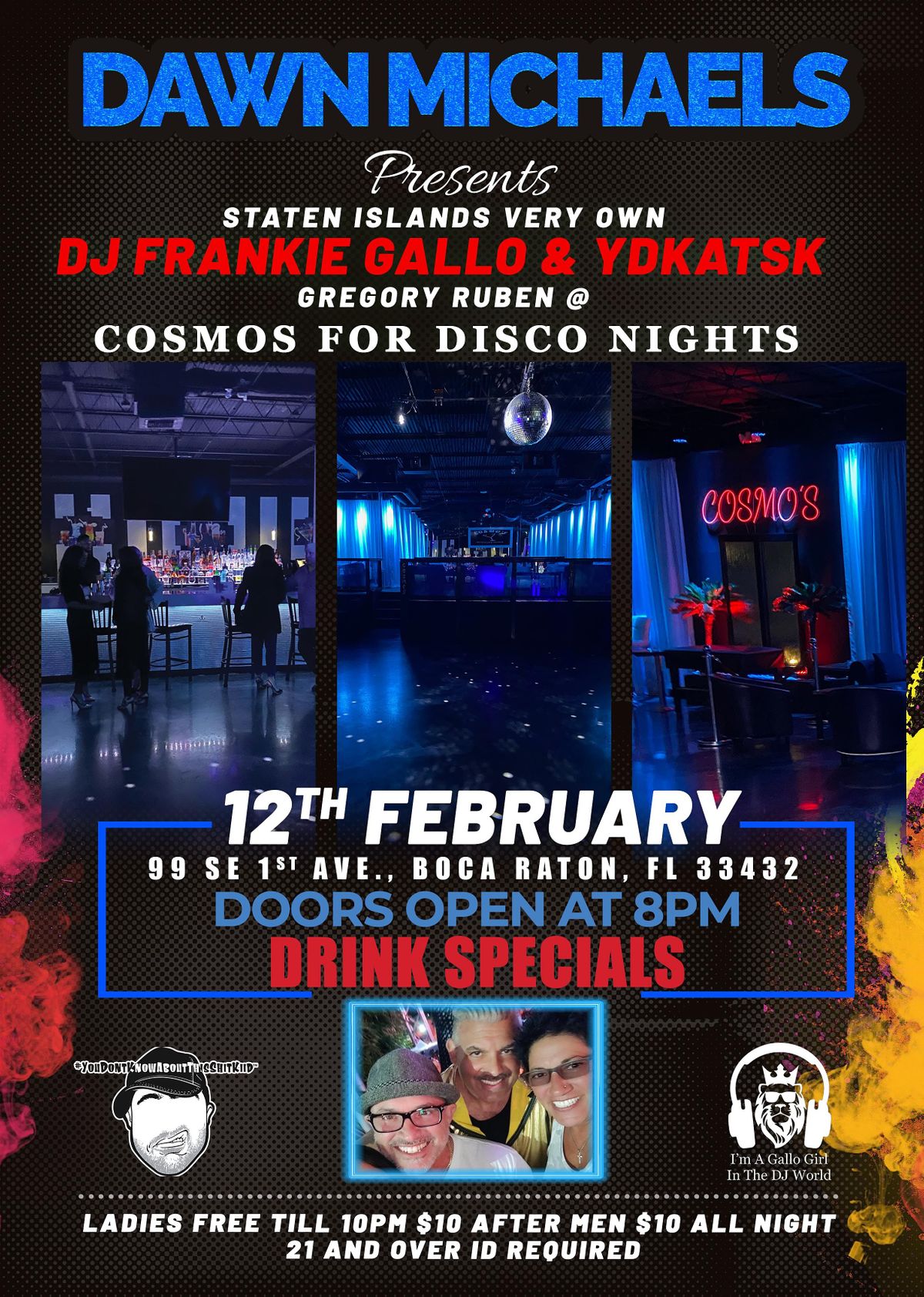 DAWN MICHAELS Presents FRANKIE GALLO And YDKATSK 99 SE 1st Ave Boca dawn-michaels-presents-frankie-gallo-and-ydkatsk-99-se-1st-ave-boca