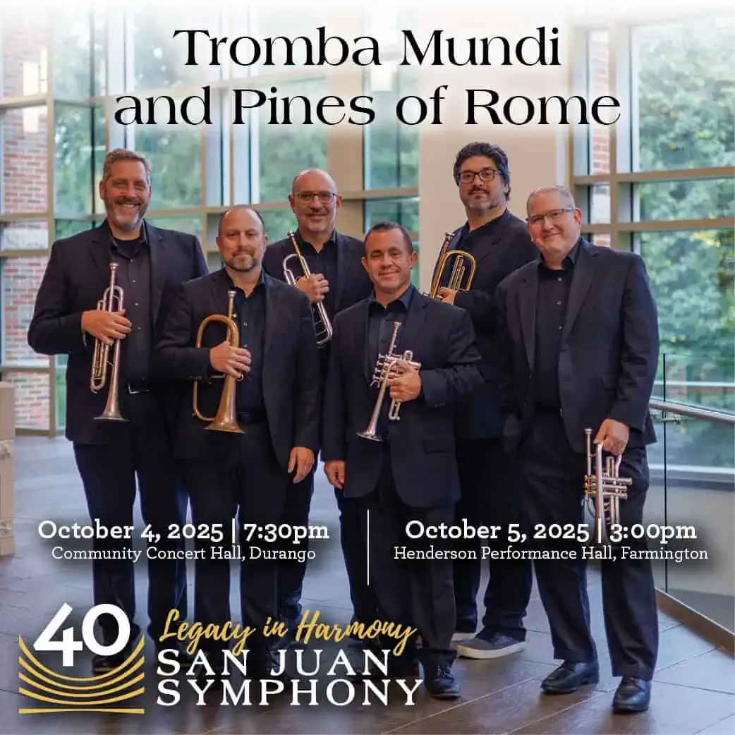 San Juan Symphony: Tromba Mundi and Pines of Rome, 3 October | Event in Durango | AllEvents