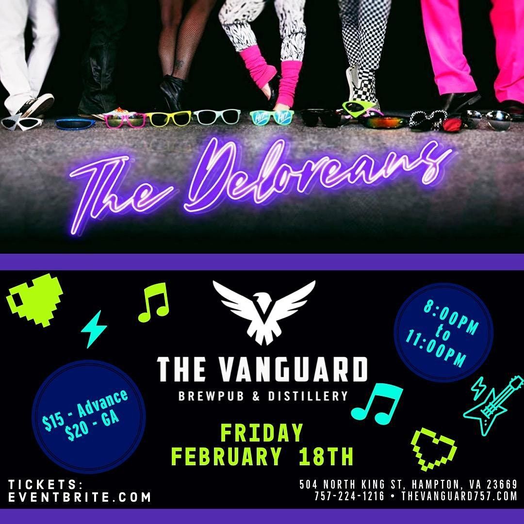 Deloreans Band Schedule 2022 The Deloreans, The Vanguard Brewpub & Distillery, Hampton, February 18 2022  | Allevents.in