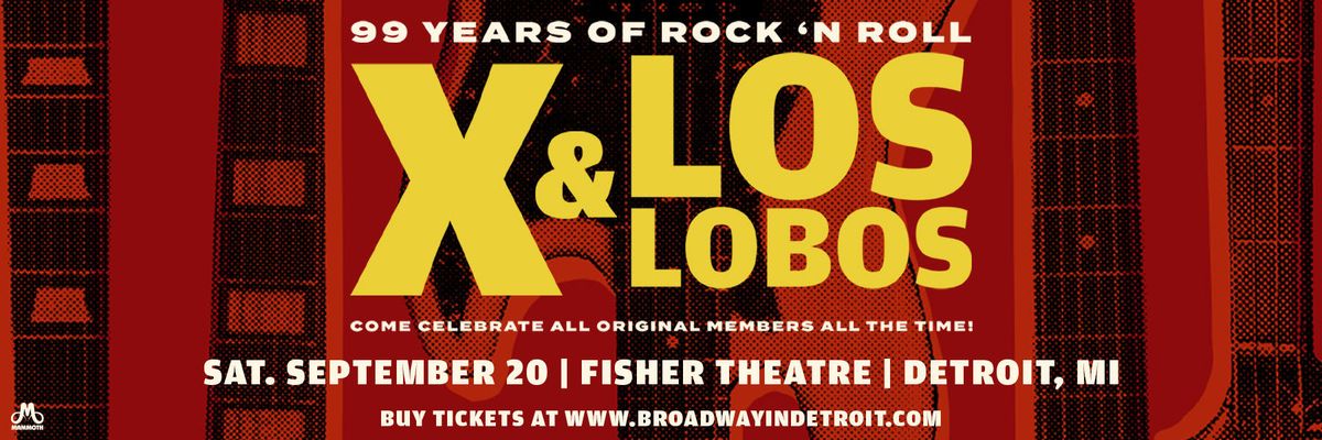 X and Los Lobos at Fox Performing Arts Center, 14 November | Event in Riverside | AllEvents