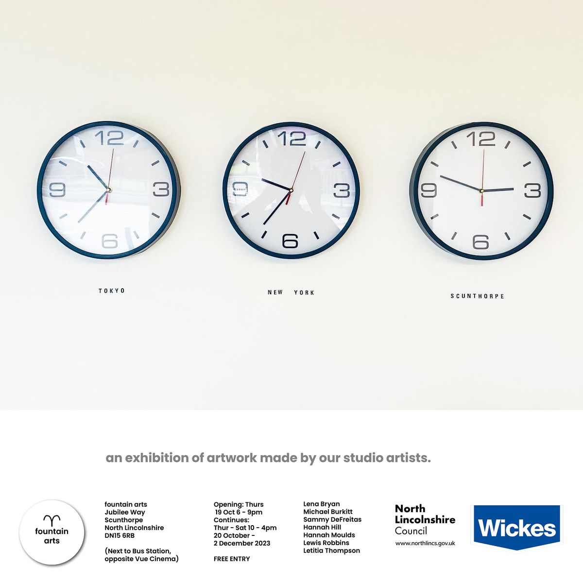 MADE IN SCUNTHORPE., fountain arts, Scunthorpe, 20 October to 2