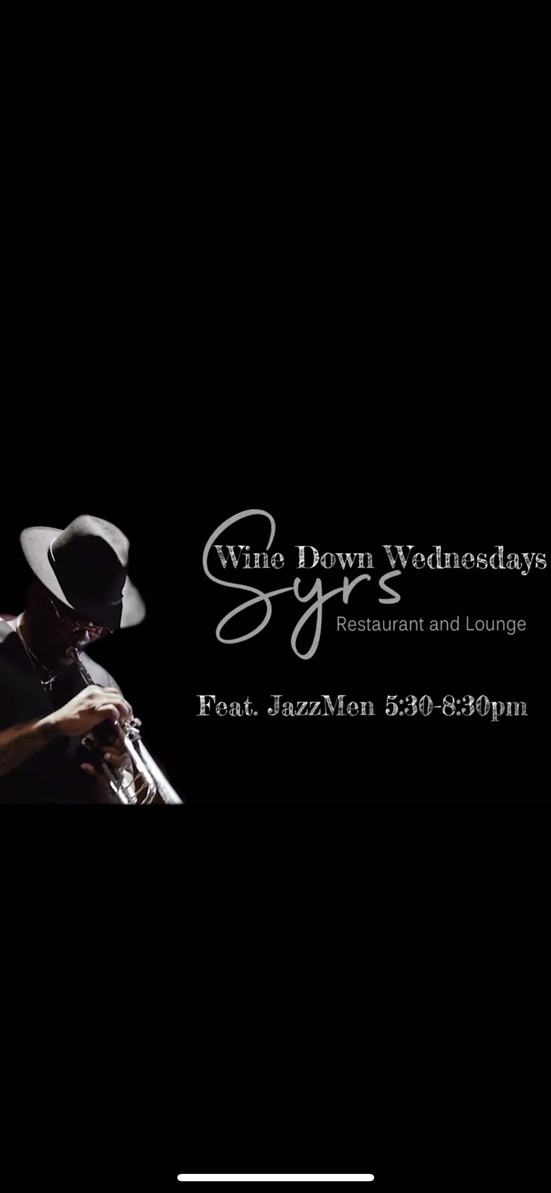 "Wine Down Wednesday" ft JazzMen, Syrs Restaurant and Lounge, Milwaukee