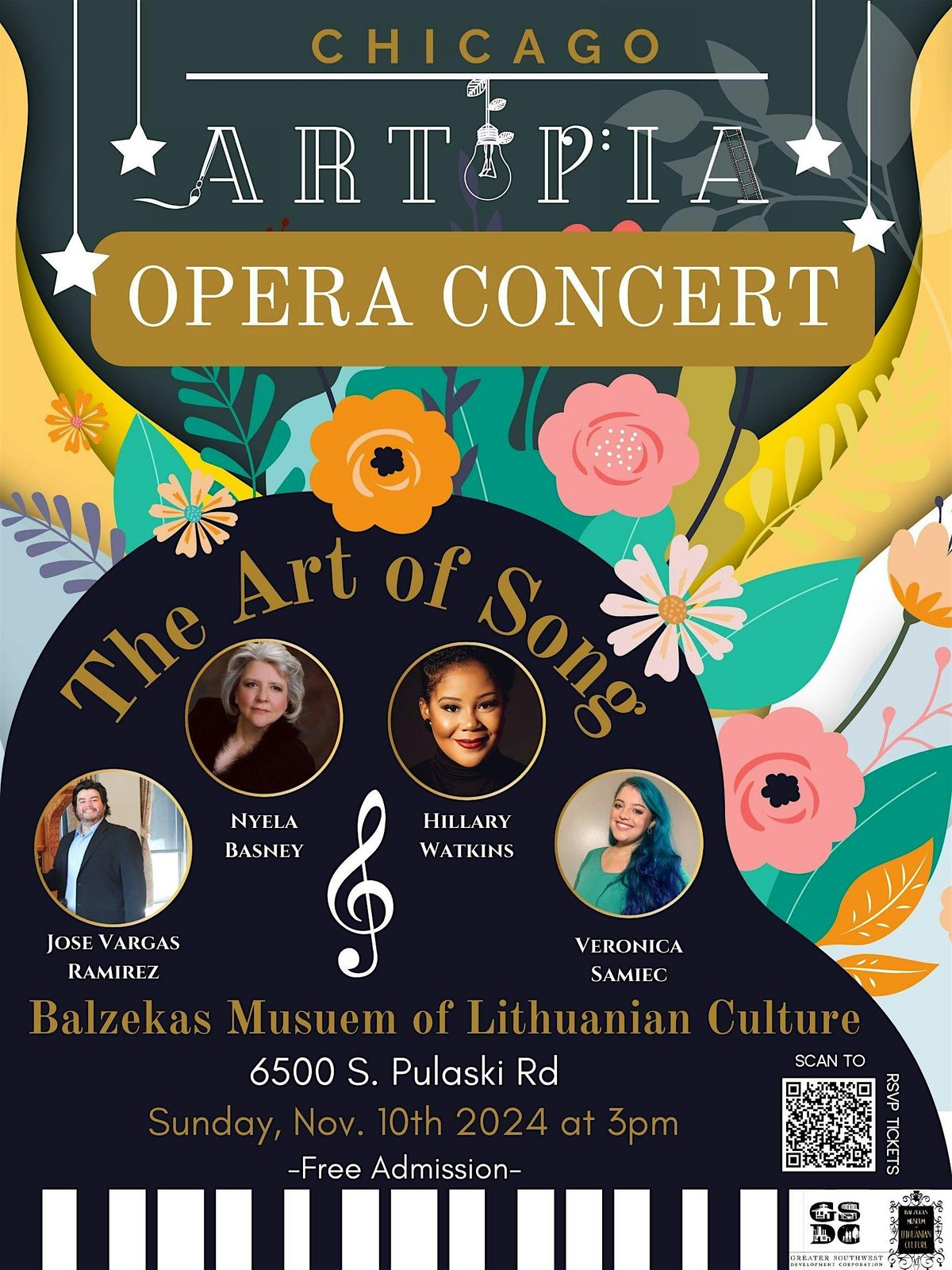 Chicago Artopia presents: The Art of Song - Opera concert, Balzekas ...