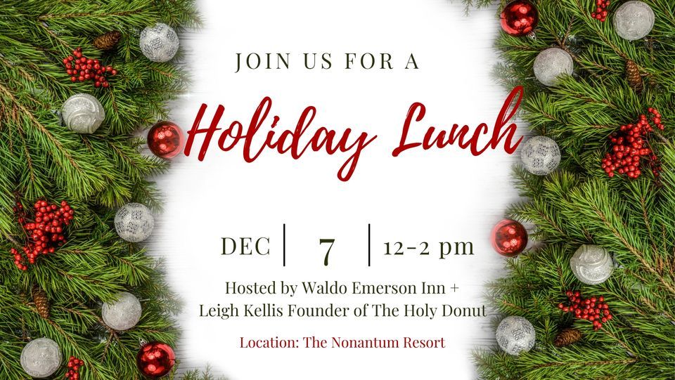 Eat, Drink & Be Merry and Inspired Christmas Prelude Lunch , The Nonantum Resort, Kennebunkport