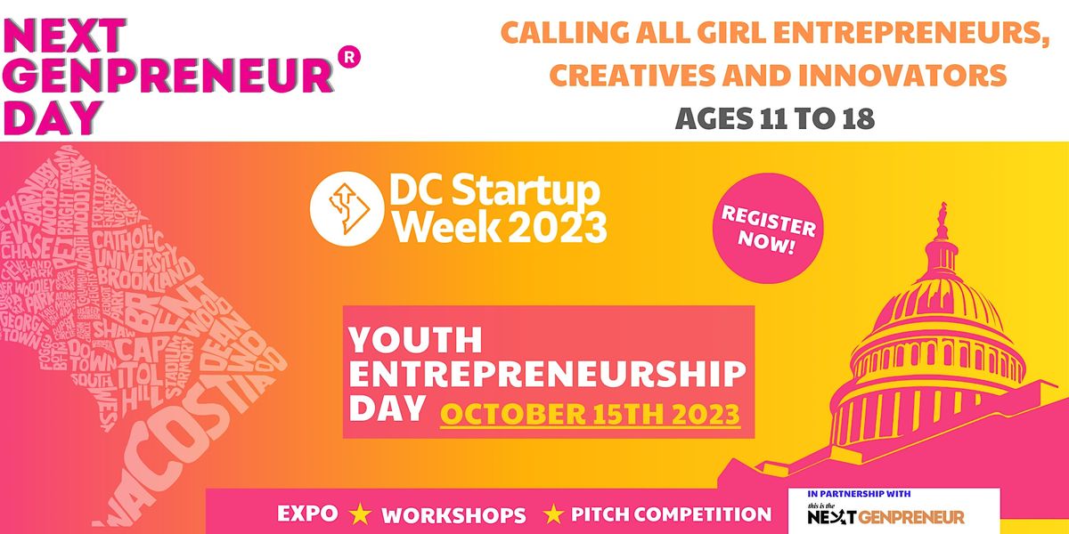 NEXTGENPRENEUR Youth Entrepreneurship Day for middle/high school girls