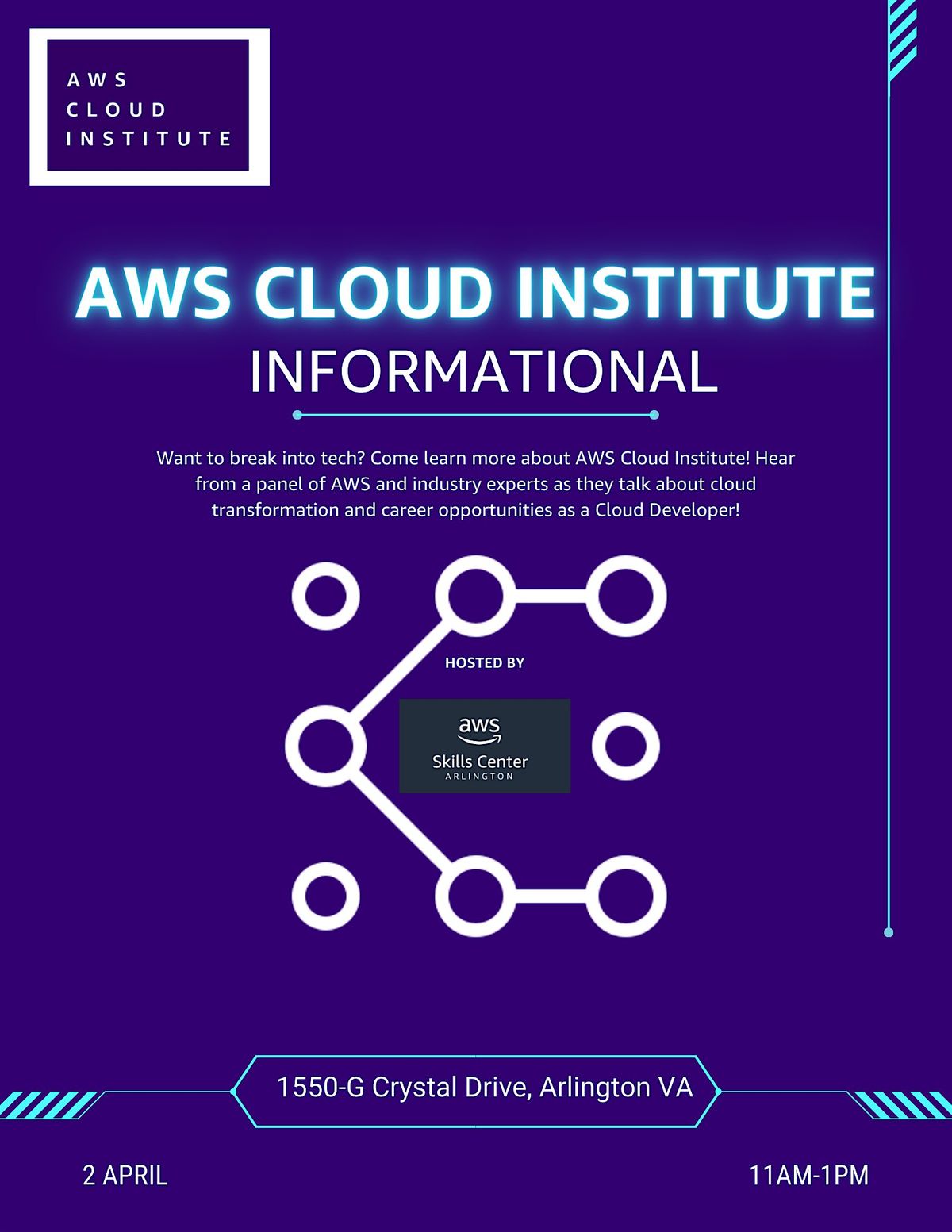 Aws cloud institute informational 1550 crystal drive arlington va