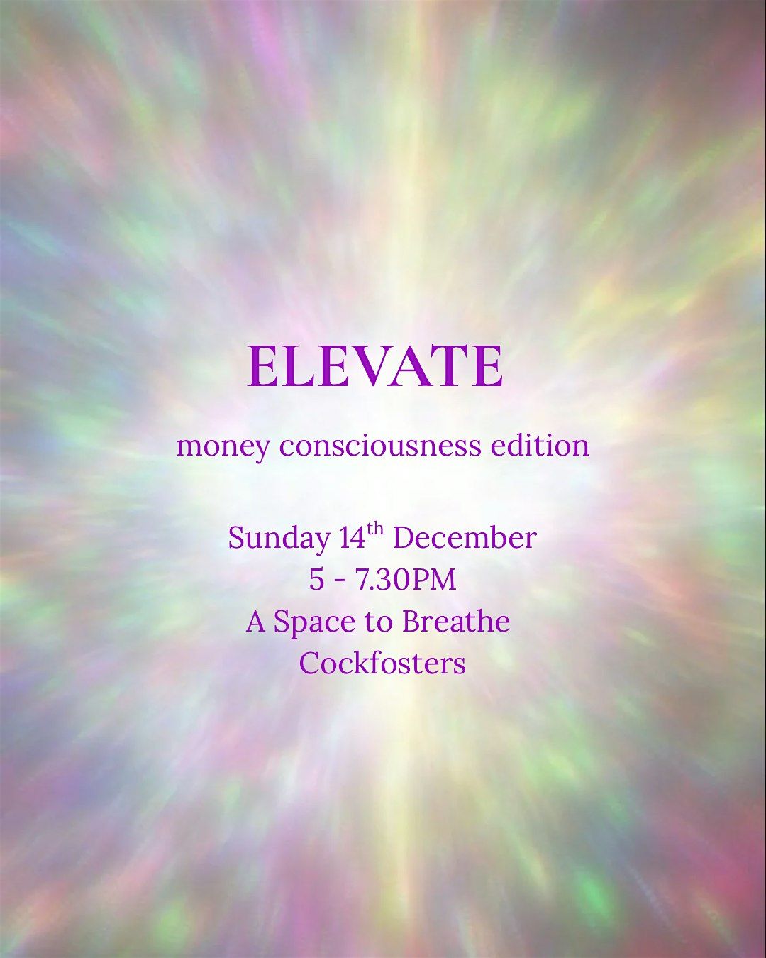 ELEVATE Multidimensional Breathwork, 14 December | Event in Barnet | AllEvents
