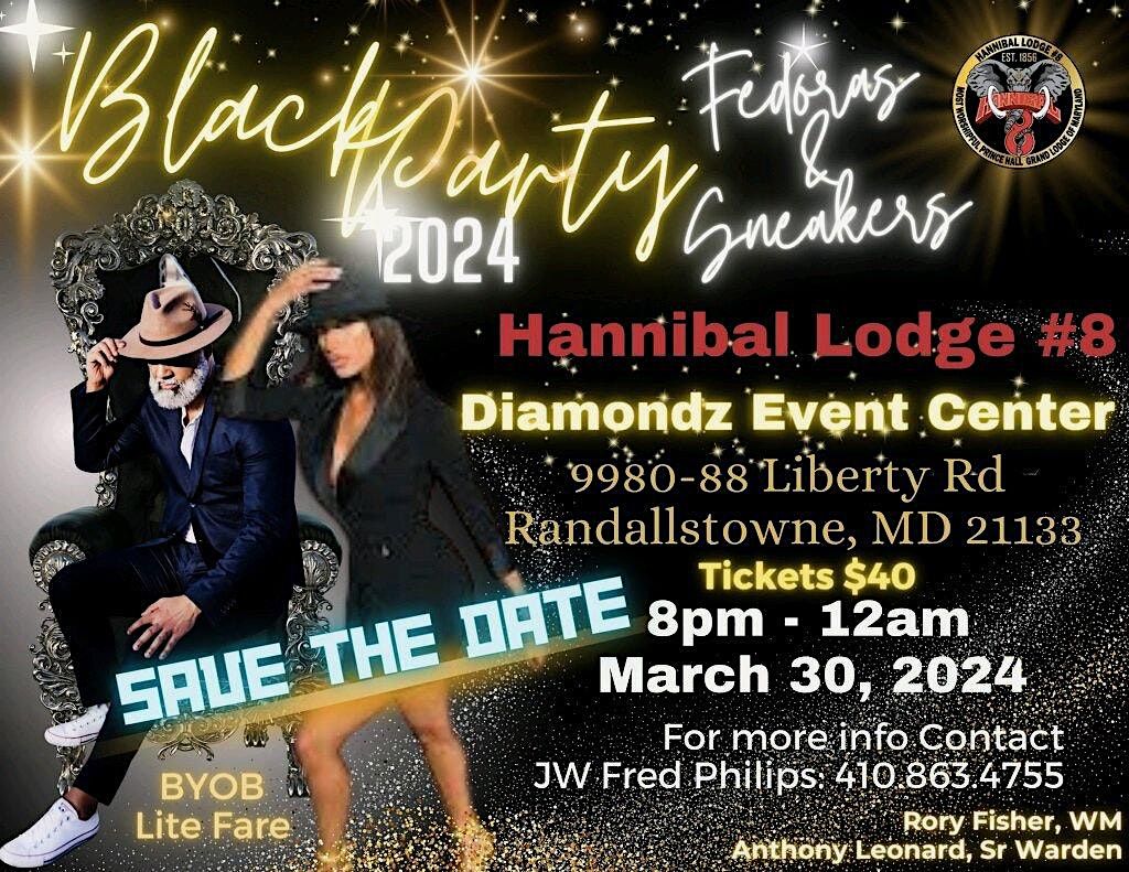 2024 Hannibal Lodge 8 Black Part, Diamondz Events & Catering LLC