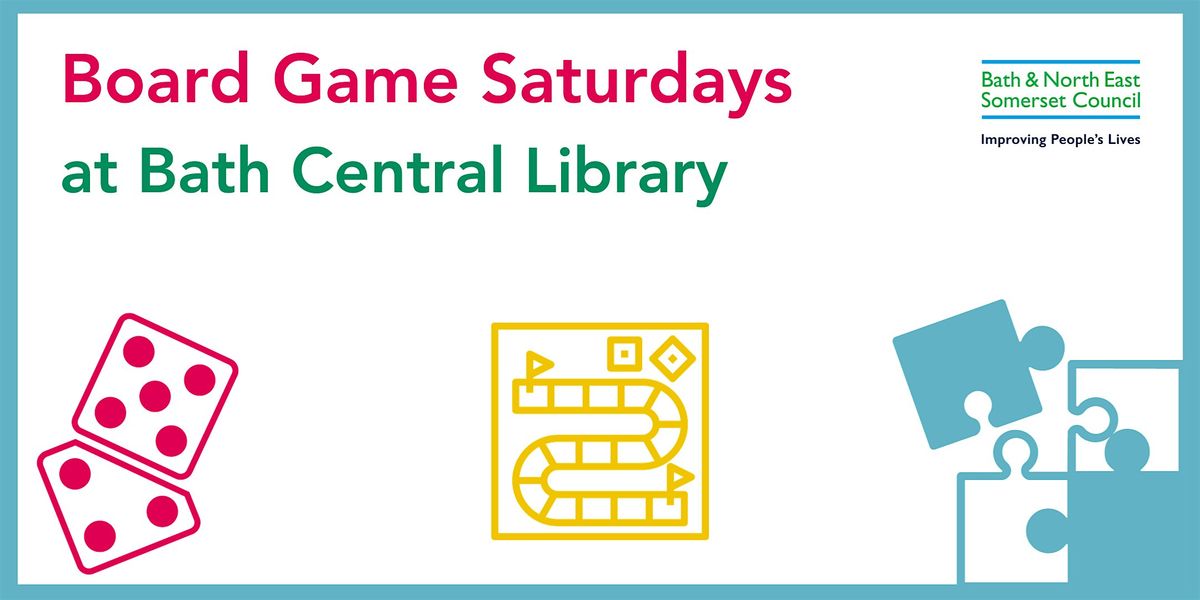 Board Game Saturdays at Bath Central Library | Event in Bath | AllEvents