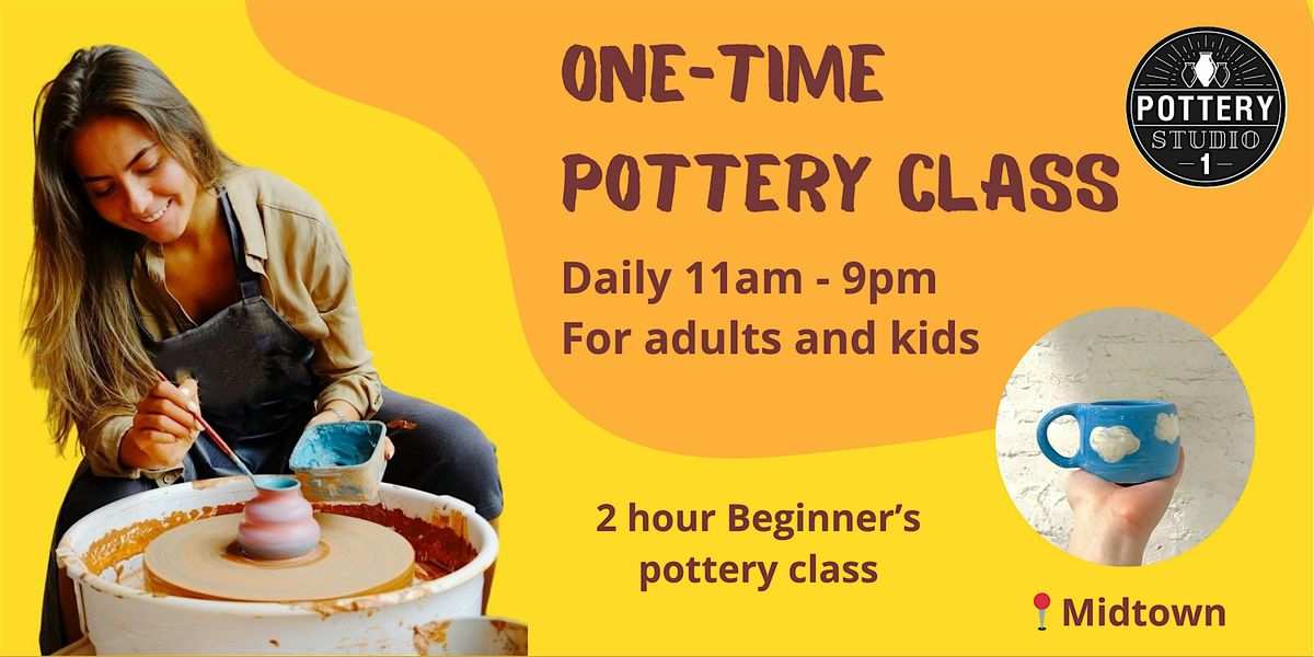 One-time Pottery Class - Midtown | Event in New York | AllEvents