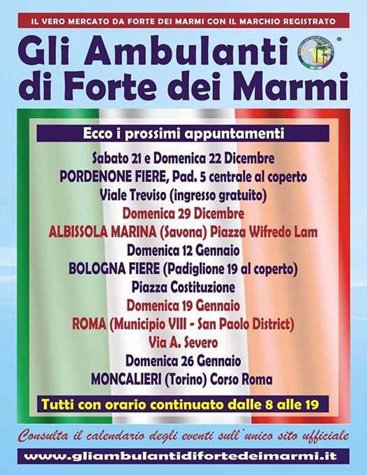 Mercato Di Forte Dei Marmi Sun Jan 26 2020 At 08 00 Am