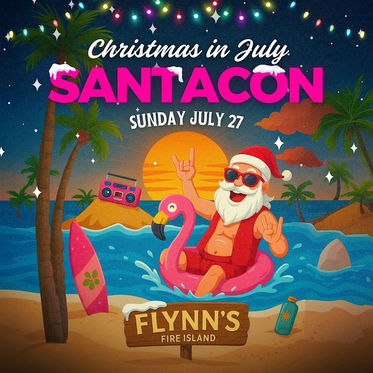 Sunday Flynnday - SANTACON TAKEOVER!, 27 July | Event in Ocean Bay Park | AllEvents