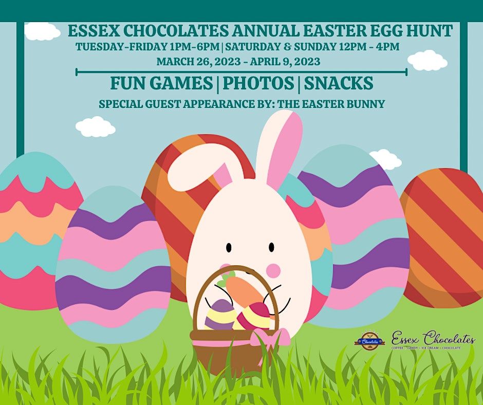 Essex Chocolates Annual Easter Egg Hunt Event Series Book Daily