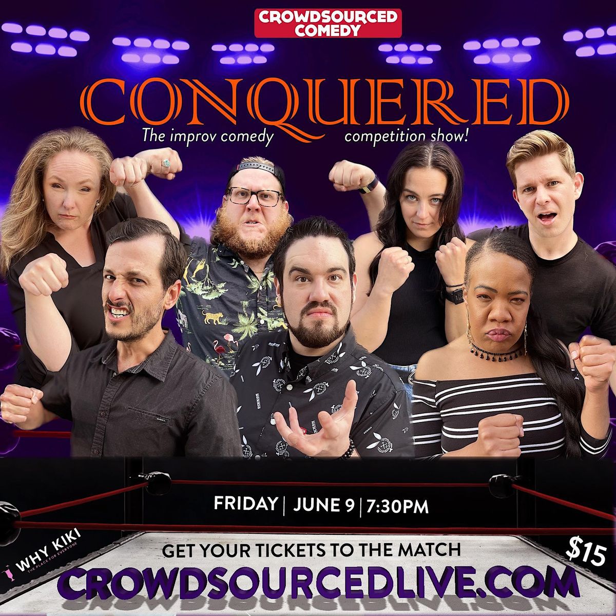 CONQUERED The comedy competition show!, Why KiKi, Salt Lake City