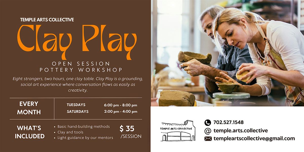 Clay Play Day: A Social Open Session Ceramics Workshop, 29 November | Event in Tucson | AllEvents