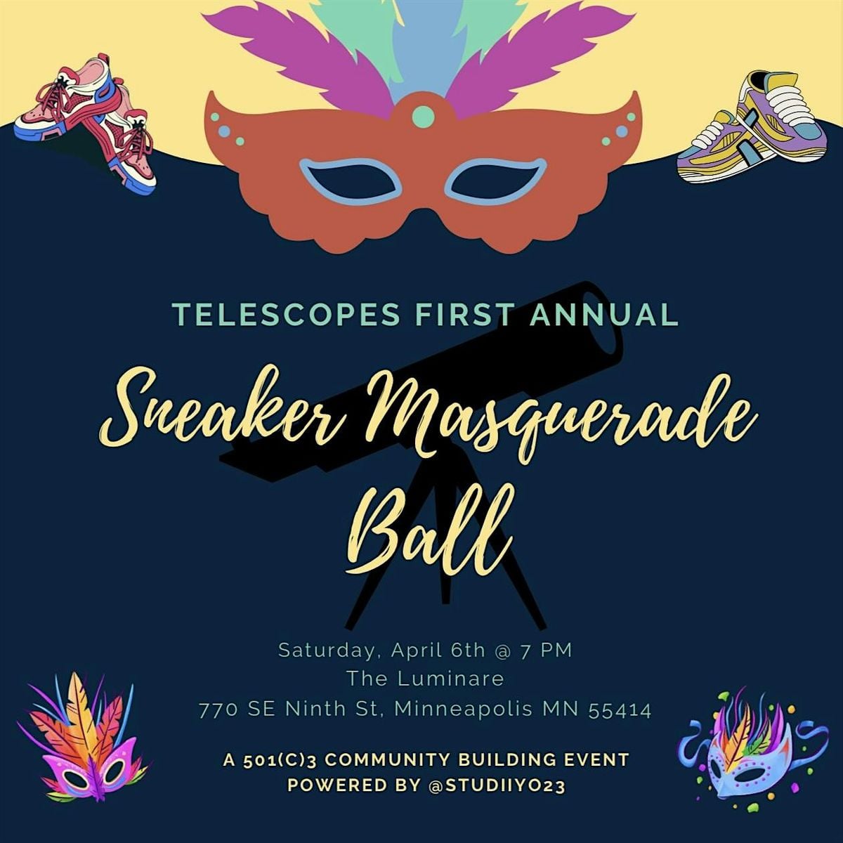 Telescopes 1st Annual Sneaker Masquerade Ball, The Luminare