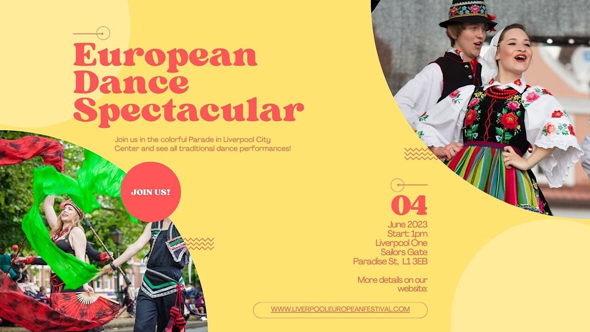 European Dance Spectacular&European Parade, Paradise Street, Liverpool ...