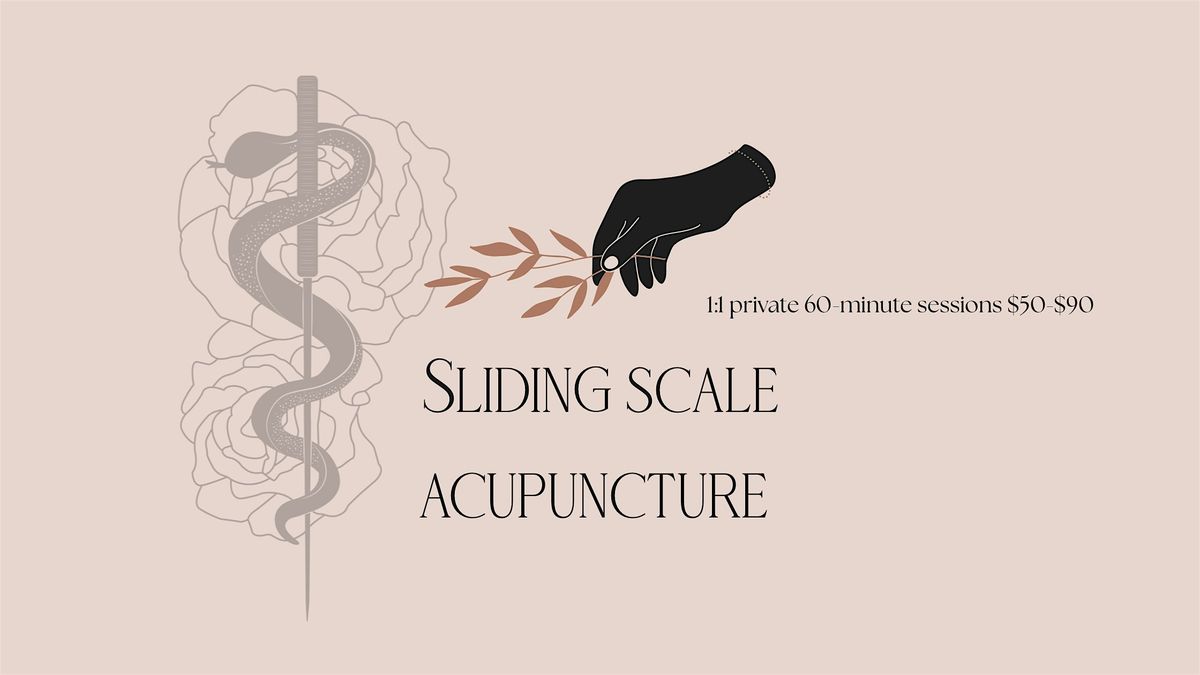 ☯️✨Sliding Scale Private 60-Minute Acupuncture Sessions✨☯️, 4 December | Event in Denver | AllEvents