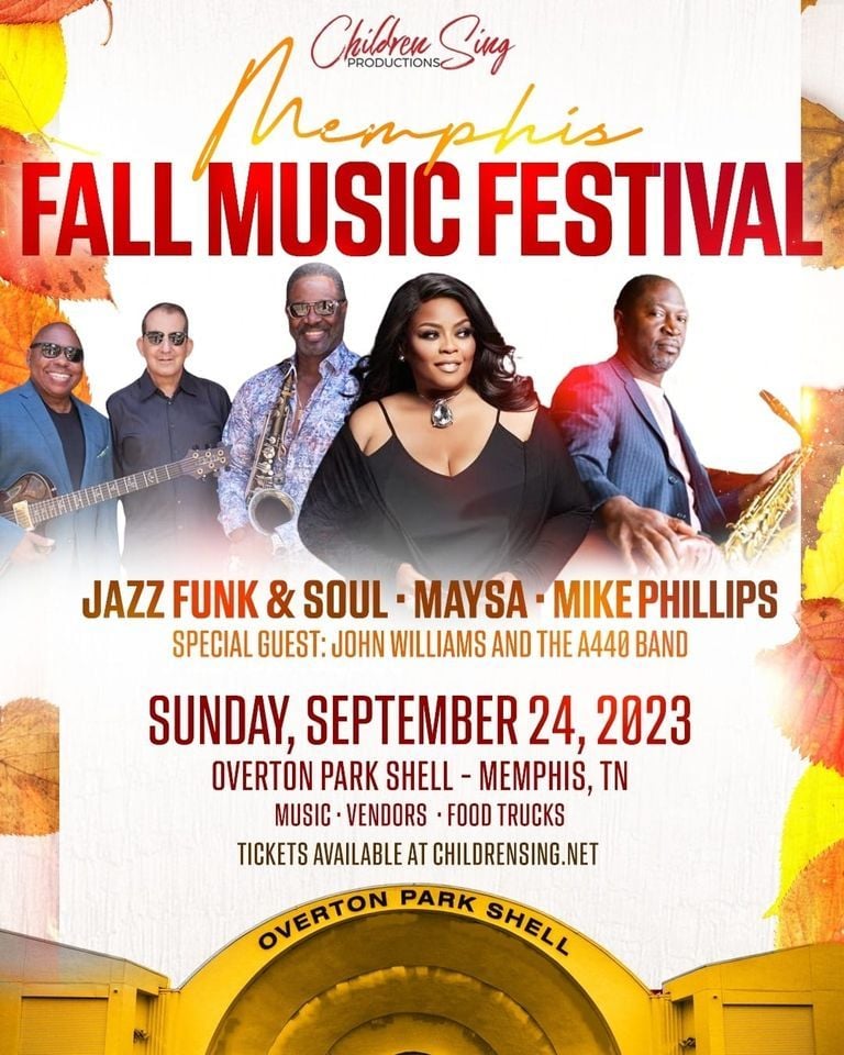 MEMPHIS FALL MUSIC FESTIVAL, Overton Park Shell, Memphis, September 24