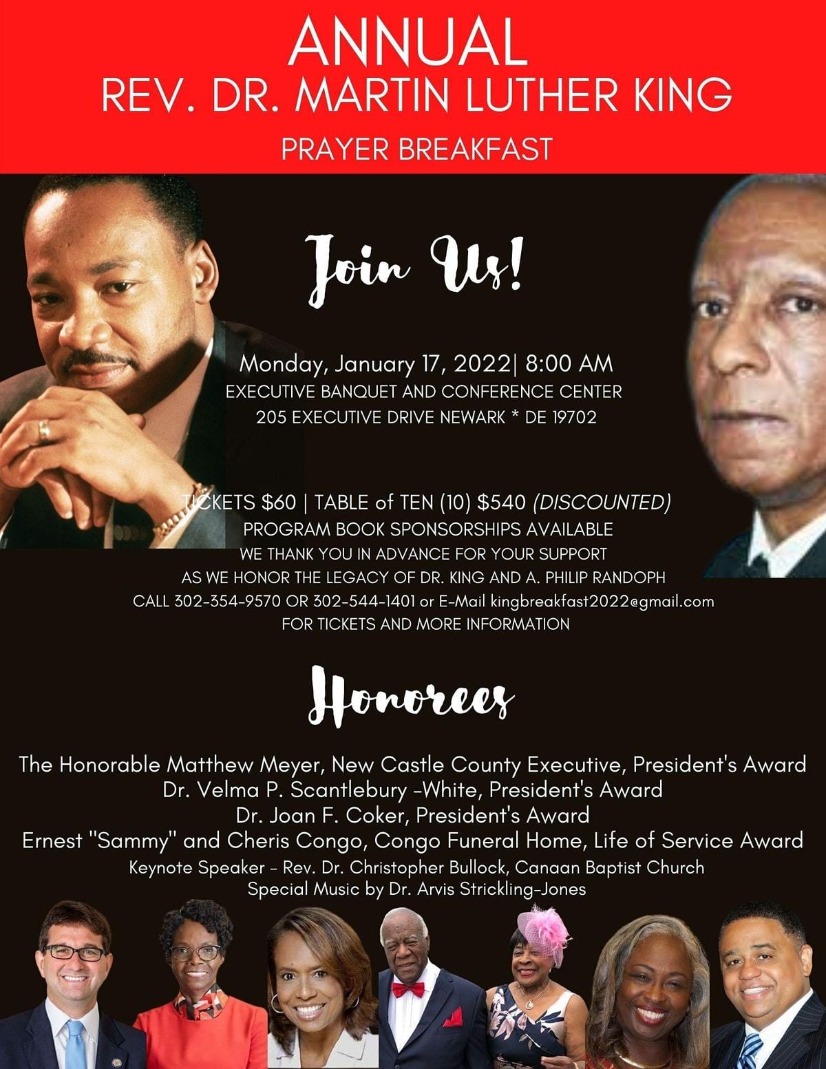 Apri De Rev Dr Martin Luther King Prayer Breakfast Jan 17 2022 Executive Conference And Banquet Center Newark January 17 2022 Allevents In Will There Be Mail On Mlk Day 2022