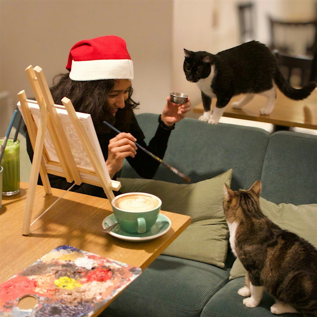 A Cozy Christmas Cat + Messy Art Workshop in Catnip Coffee, 1 December | Event in Berlin | AllEvents