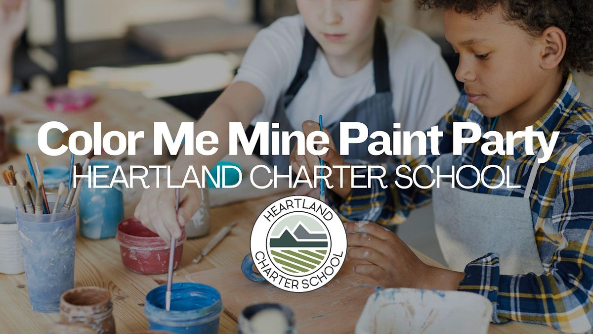 Color Me Mine Paint Party Heartland Charter School, Color Me Mine