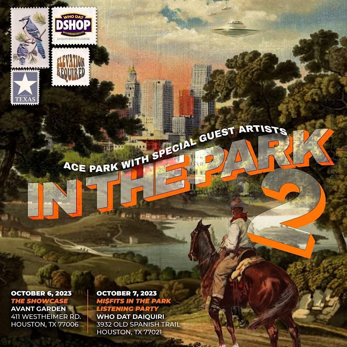 In The Park 2 (listening party), Who Dat Daiquiri, Houston, 7 October 2023 AllEvents.in