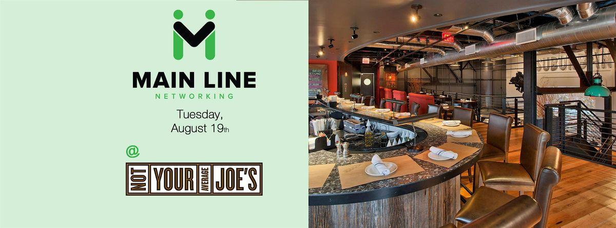 Main Line Networking Live, 19 August | Event in Ardmore | AllEvents