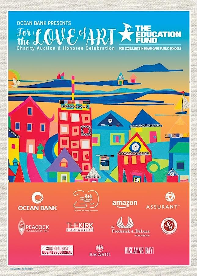 Ocean Bank presents For the Love of Art, Jungle Island, Miami, May 22